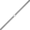 10mm breite Phantasie-Kette Halskette Collier aus 585 Gold Weißgold 45cm