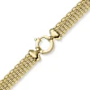 10mm breites Phantasie Armband Armkette aus 585 Gold Gelbgold 19cm