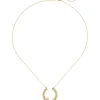 0,7mm Collier Ankerkette Anhänger mit Diamant 0.06Ct 750 Gelbgold 42-45cm