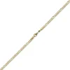 4,5mm Collier diamantierte Figarokette aus 585 Gold Gelbgold Halsschmuck, 60cm