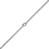 6mm Collier Erbskette Collier aus 585 Gold Weißgold Halsschmuck Halskette, 45cm