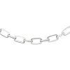 7,1mm Collier Halskette aus 925 Silber mit 154 weißen Zirkonia 45cm Halsschmuck