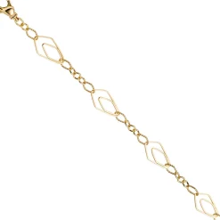 18,5mm Collier Halskette Kette Halsschmuck, 925 Silber Gelbgold vergoldet 80cm