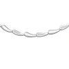 5,3mm Collier Halskette 925 Silber rhodiniert & teilmattiert 45cm Halsschmuck