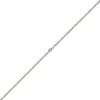1,8mm Collier Kugelkette aus 750 Gold Weißgold Rotgold bicolor Halsschmuck, 50cm