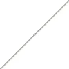 1,8mm Collier Kugelkette aus 585 Gold Weißgold Rotgold bicolor Halsschmuck, 42cm