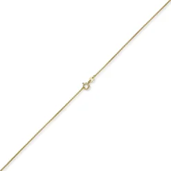 1,2mm Collier runde Veneziakette aus 585 Gold Gelbgold Halsschmuck, 55cm
