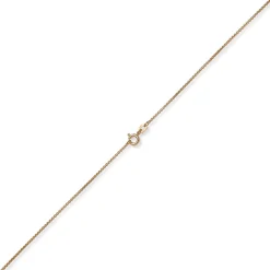 1,2mm Collier runde Veneziakette aus 585 Gold Rotgold Halsschmuck, 45cm