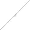 1,2mm Collier runde Veneziakette aus 585 Gold Weißgold Halsschmuck, 60cm