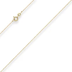0,7mm Criss-cross-Kette Collier Halskette aus 585 Gold Gelbgold 45cm