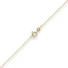 0,7mm Criss-cross-Kette Collier Halskette aus 585 Gold Gelbgold 50cm