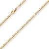 3,4mm Dollarkette Goldkette Collier Halskette aus 585 Gold Gelbgold 45cm