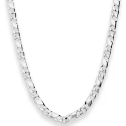 5,6mm Dollarkette Silberkette Collier Halskette aus 925 Silber 50cm