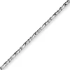4,9mm Dollarkette Silberkette Collier Halskette aus 925 Silber rhodiniert 45cm