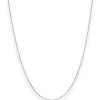 1mm Doppelankerkette Goldkette Collier Halskette aus 375 Gold Weißgold 45cm