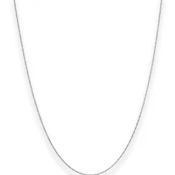 1mm Doppelankerkette Goldkette Collier Halskette aus 375 Gold Weißgold 45cm