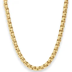 6mm Erbskette Goldkette Collier Halskette aus 585 Gold Gelbgold 60cm