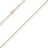1,5mm Erbskette Goldkette Collier Halskette aus 375 Gold Gelbgold 42cm