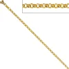 2,5mm Erbskette Kette Collier, 333 Gold Gelbgold, Goldkette, 50 cm
