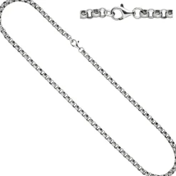 4,5mm Erbskette Kette Halskette Silberkette Halsschmuck aus 925 Silber, 45cm