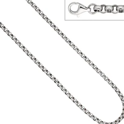 4,5mm Erbskette Kette Halskette Silberkette Halsschmuck aus 925 Silber, 50cm
