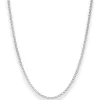 2,5mm Erbskette Silberkette Collier Halskette aus 925 Silber 50cm