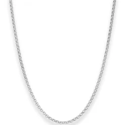 2,5mm Erbskette Silberkette Collier Halskette aus 925 Silber 42cm