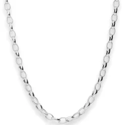 5mm Erbskette Silberkette Collier Halskette aus 925 Silber 45cm