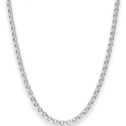 4mm Erbskette Silberkette Collier Halskette aus 925 Silber 42cm
