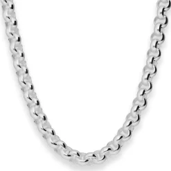 9,4mm Erbskette Silberkette Collier Halskette aus 925 Silber 50cm