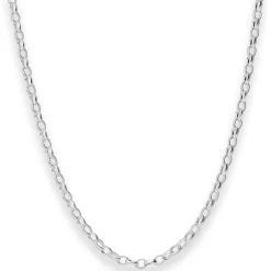 3,1mm Erbskette Silberkette Collier Halskette aus 925 Silber 60cm