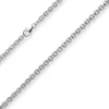 5,1mm Erbskette Silberkette Collier Halskette aus 925 Silber rhodiniert 50cm
