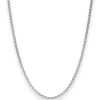 2,5mm Erbskette Silberkette Collier Halskette aus 925 Silber rhodiniert 60cm