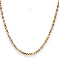 2,5mm Fantasiekette Goldkette Collier Halskette aus 585 Gold gelb/weiß 42cm