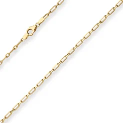 2,7mm Fantasiekette Goldkette Collier Halskette aus 585 Gold Gelbgold 50cm
