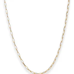 2,3mm Fantasiekette Goldkette Collier Halskette aus 375 Gold gelb/weiß 45cm