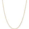 1,5mm Fantasiekette Goldkette Collier Halskette aus 333 Gold Gelbgold 45cm