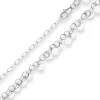 3mm Fantasiekette Silberkette Collier Halskette aus 925 Silber 38cm