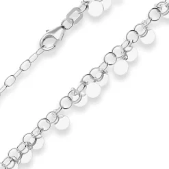3mm Fantasiekette Silberkette Collier Halskette aus 925 Silber 38cm