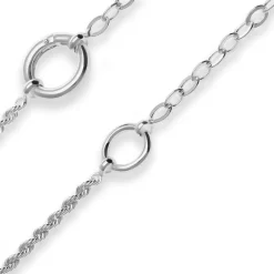 4mm Fantasiekette Silberkette Collier Halskette aus 925 Silber 42cm