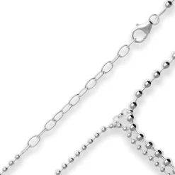3mm Fantasiekette Silberkette Collier Halskette aus 925 Silber 40cm