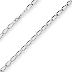 5,9mm Fantasiekette Silberkette Collier Halskette aus 925 Silber 50cm