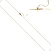 0,6mm feine Ankerkette Kette Halskette aus 750 Gold Gelbgold 42-45cm