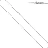 0,9mm feine Doppelankerkette Halskette Collier aus 950 Platin 45cm Platinkette