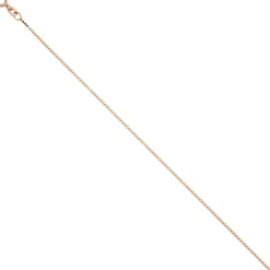 0,8mm feine Venezianerkette Kette Collier aus 925 Silber rotgold vergoldet 45cm