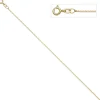 0,9mm feine Venezianerkette Kette Collier Halskette 925 Silber vergoldet 42cm