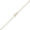 1,1mm Figarokette diamantiert Collier Halskette aus 585 Gold Gelbgold 36cm