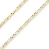 5,7mm Figarokette Goldkette Collier Halskette aus 750 Gold Gelbgold 50cm