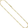 4,3mm Figarokette Halskette Collier 333 Gold Gelbgold diamantiert massiv 60cm