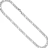 7,4mm Figarokette Kette Halskette Halsschmuck aus Edelstahl 55cm Herren